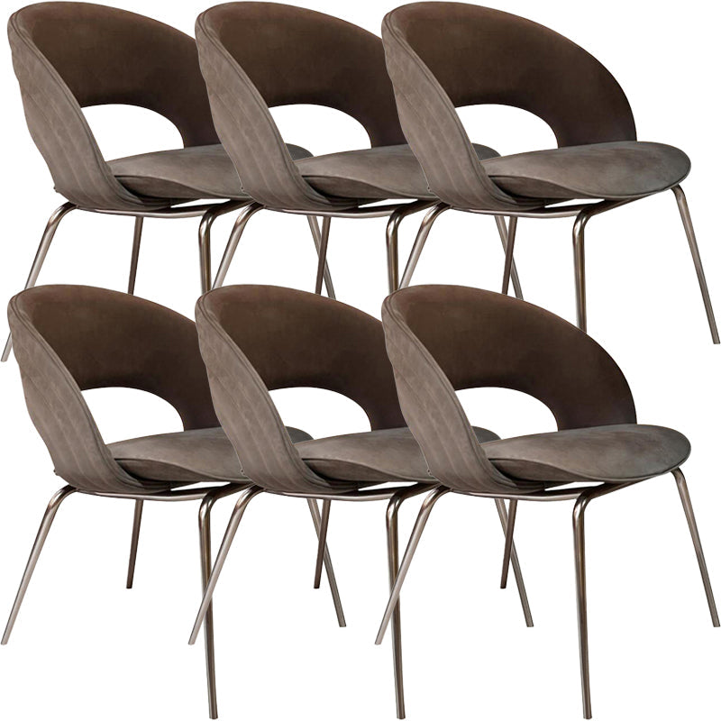 Metal contemporaneo e sedia da pranzo appesante