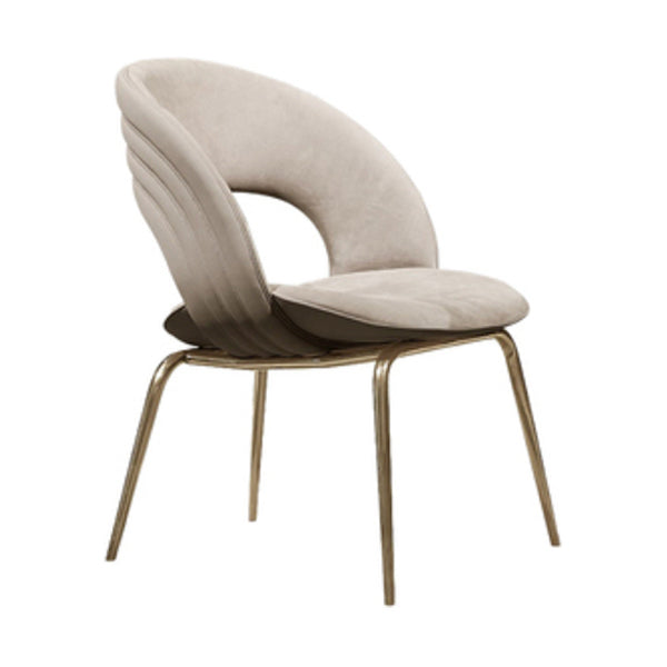 Metal contemporaneo e sedia da pranzo appesante