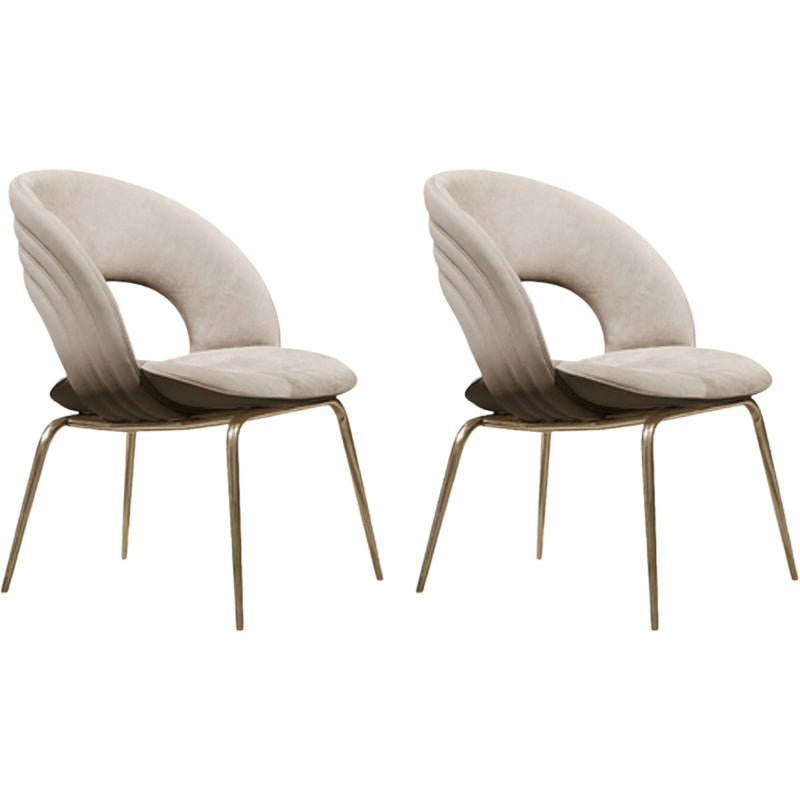 Metal contemporaneo e sedia da pranzo appesante