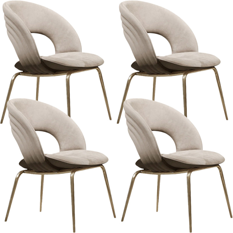 Metal contemporaneo e sedia da pranzo appesante