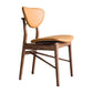 Brown Open Back Contemporary Armless Dining Room Chair for Kitchen Clearhalo 'Dining Chairs' 'Dining Tables & Seating' 'dining_chair' 'furn' 'furn_dining_chair' 'Furniture' 'Kitchen & Dining Furniture' 7805948