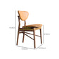 Brown Open Back Contemporary Armless Dining Room Chair for Kitchen Clearhalo 'Dining Chairs' 'Dining Tables & Seating' 'dining_chair' 'furn' 'furn_dining_chair' 'Furniture' 'Kitchen & Dining Furniture' 7805954