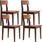 Sillas de comedor sin brazo de madera contemporánea para el comedor para el comedor