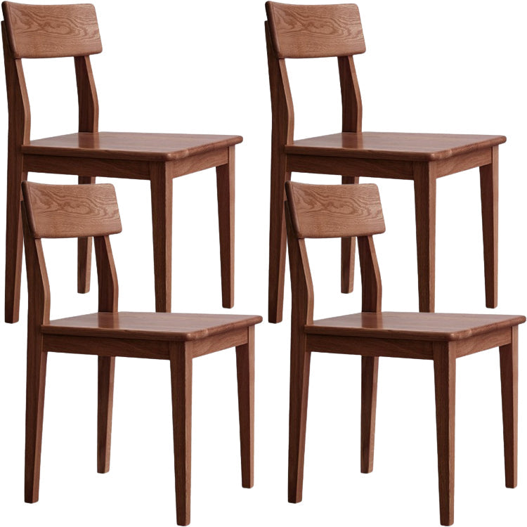 Sillas de comedor sin brazo de madera contemporánea para el comedor para el comedor