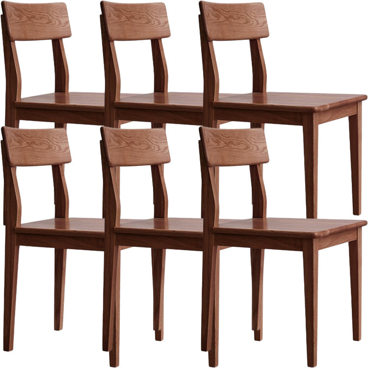 Sillas de comedor sin brazo de madera contemporánea para el comedor para el comedor