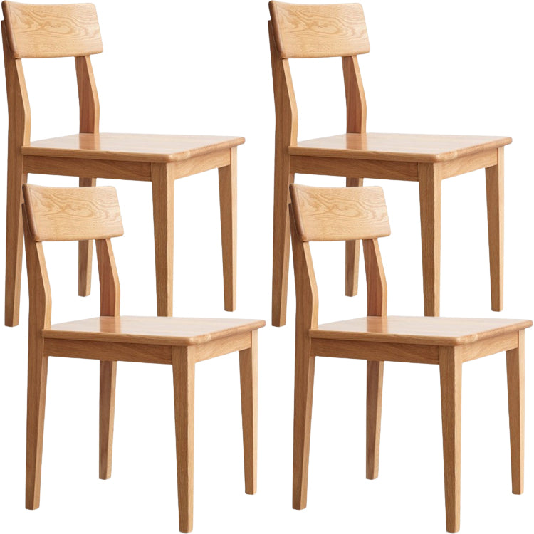 Sillas de comedor sin brazo de madera contemporánea para el comedor para el comedor