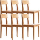 Sillas de comedor sin brazo de madera contemporánea para el comedor para el comedor