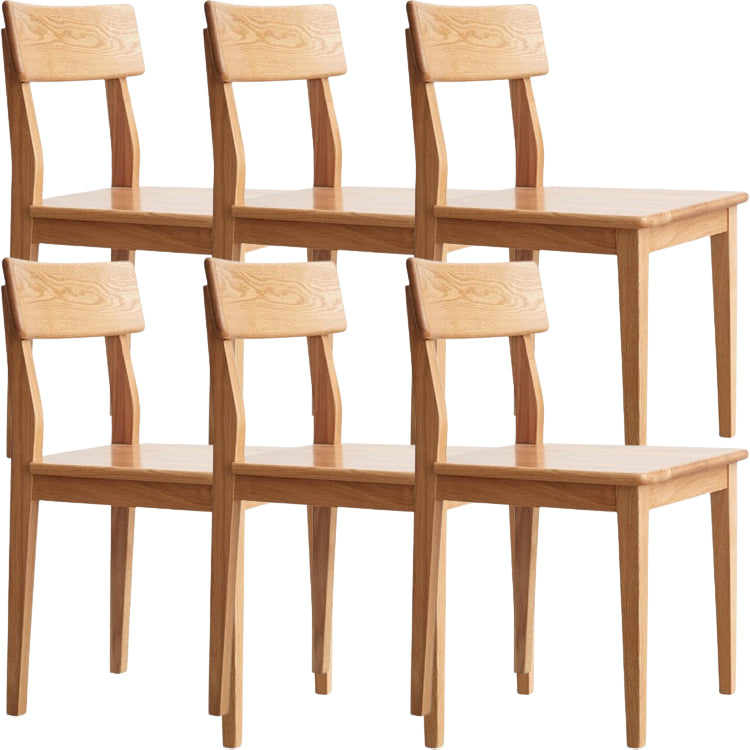 Sillas de comedor sin brazo de madera contemporánea para el comedor para el comedor