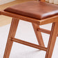 Silla de comedor del lado de madera maciza de interior contemporáneo