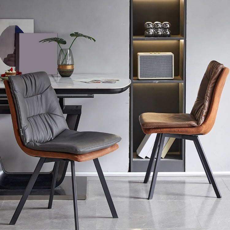 Chaise de salle à manger Parsons à bras sans arborescence intérieur industriel