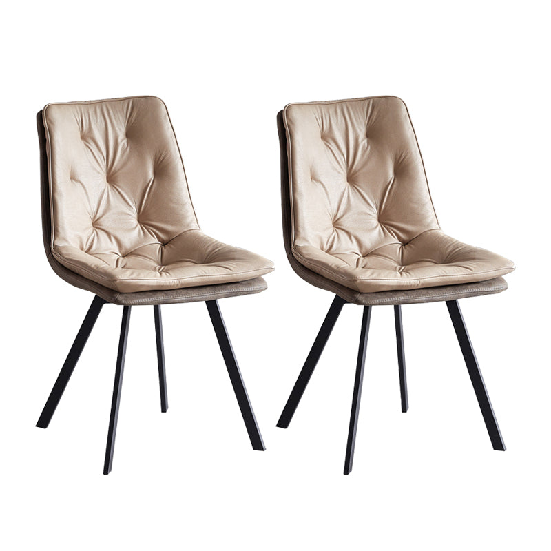 Chaise de salle à manger Parsons à bras sans arborescence intérieur industriel