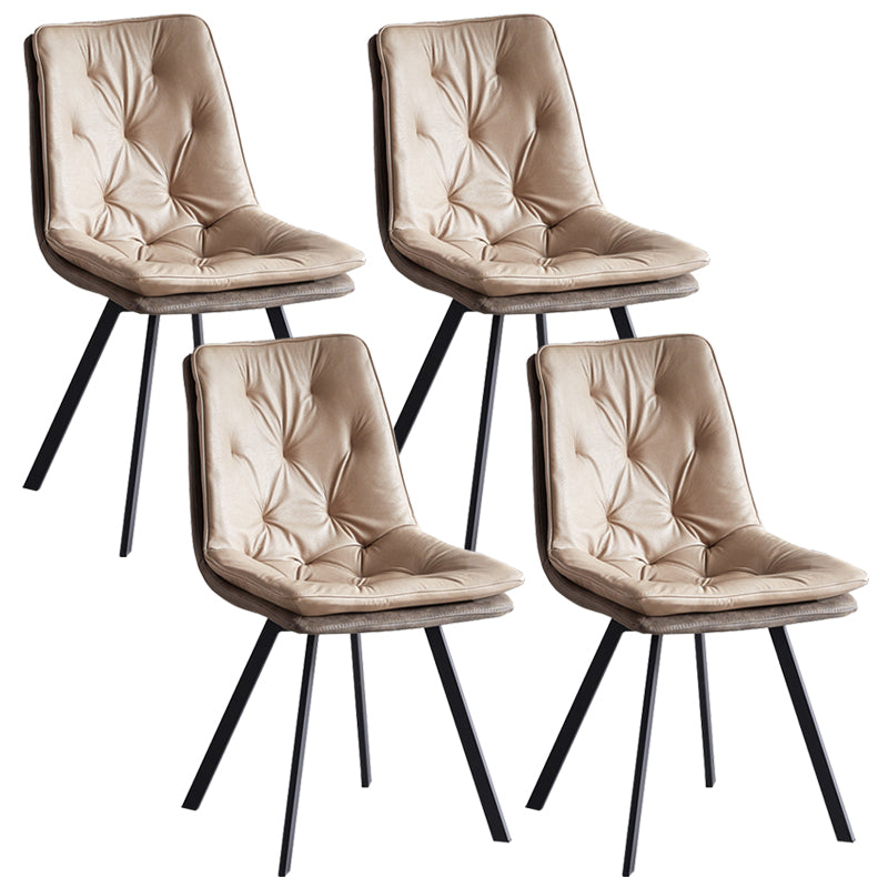 Chaise de salle à manger Parsons à bras sans arborescence intérieur industriel