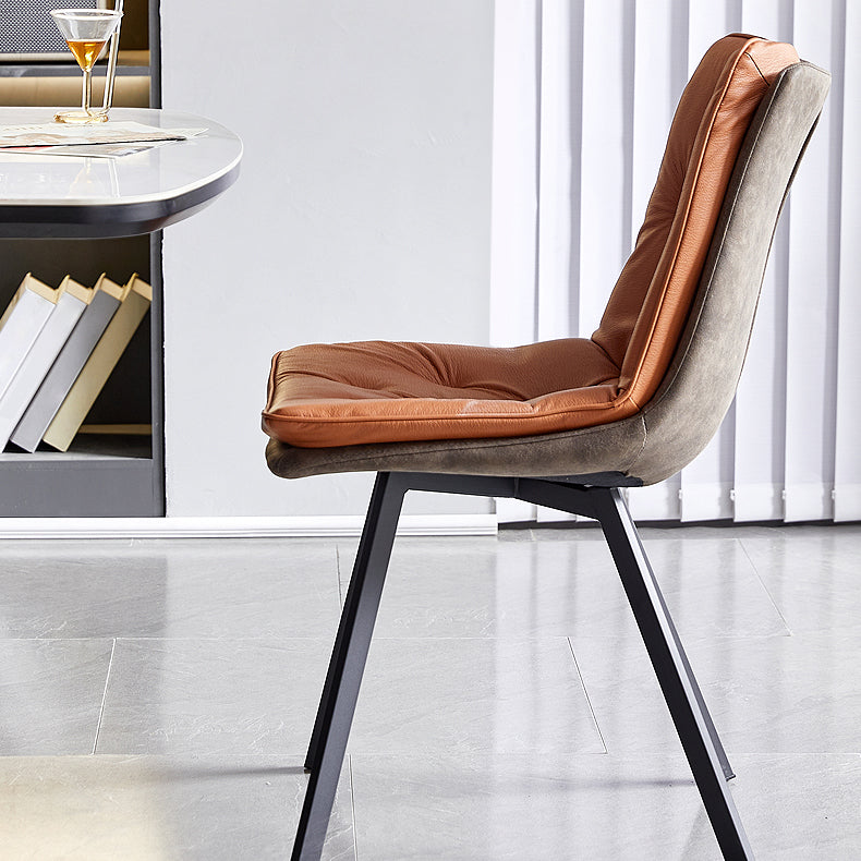 Chaise de salle à manger Parsons à bras sans arborescence intérieur industriel