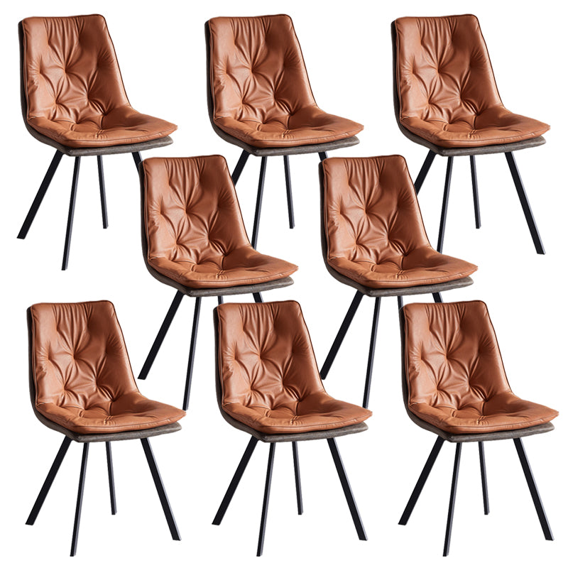 Chaise de salle à manger Parsons à bras sans arborescence intérieur industriel