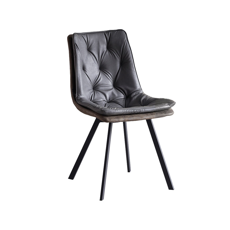 Chaise de salle à manger Parsons à bras sans arborescence intérieur industriel