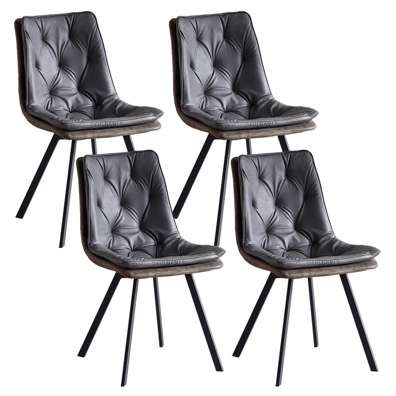 Chaise de salle à manger Parsons à bras sans arborescence intérieur industriel