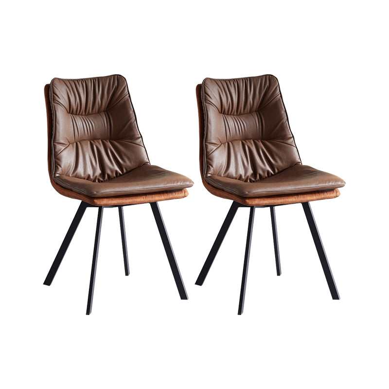 Chaise de salle à manger Parsons à bras sans arborescence intérieur industriel