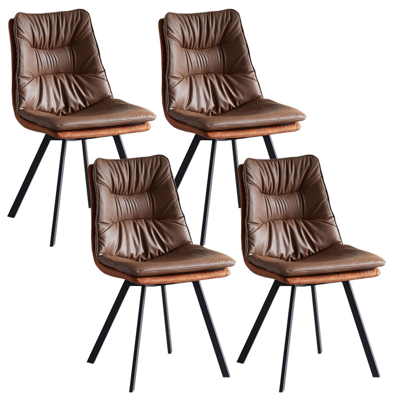 Chaise de salle à manger Parsons à bras sans arborescence intérieur industriel