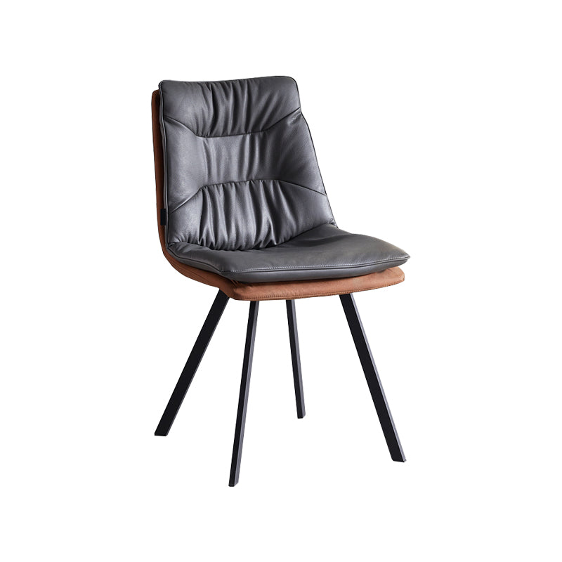 Chaise de salle à manger Parsons à bras sans arborescence intérieur industriel