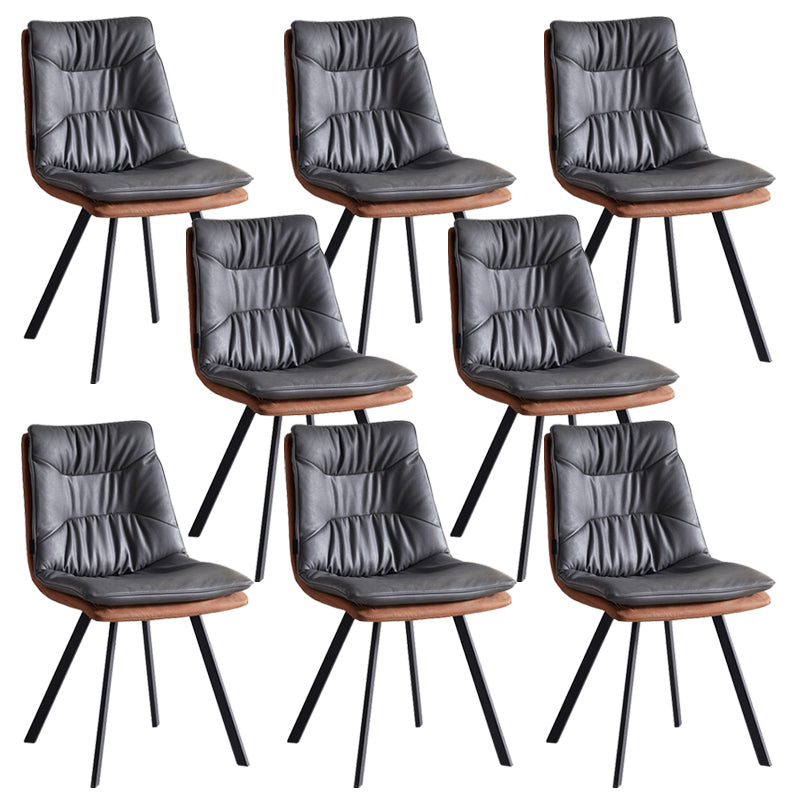 Chaise de salle à manger Parsons à bras sans arborescence intérieur industriel