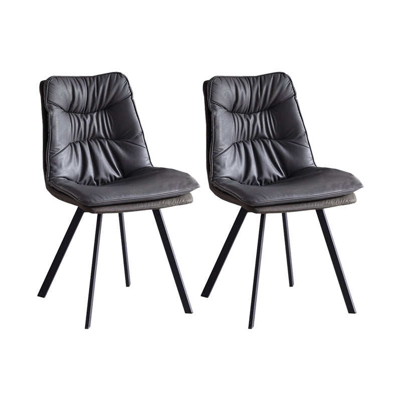 Chaise de salle à manger Parsons à bras sans arborescence intérieur industriel