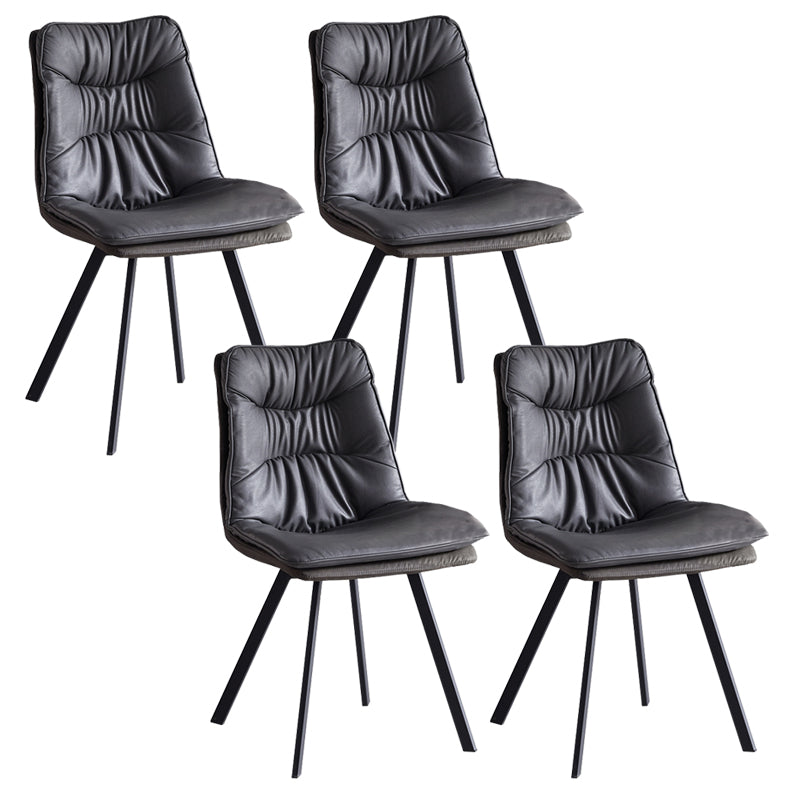 Chaise de salle à manger Parsons à bras sans arborescence intérieur industriel