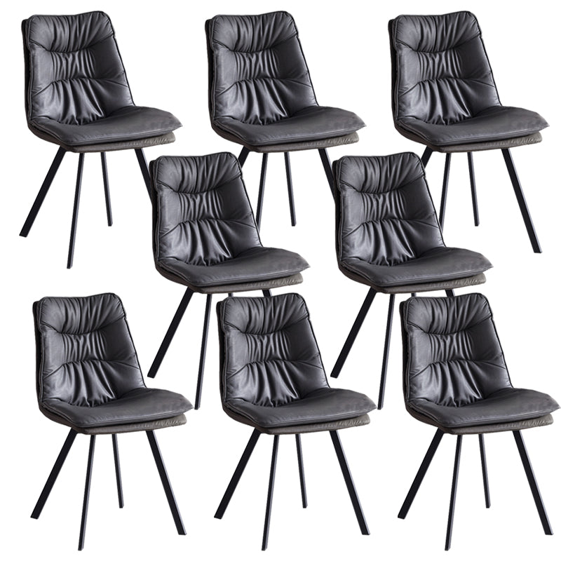 Chaise de salle à manger Parsons à bras sans arborescence intérieur industriel