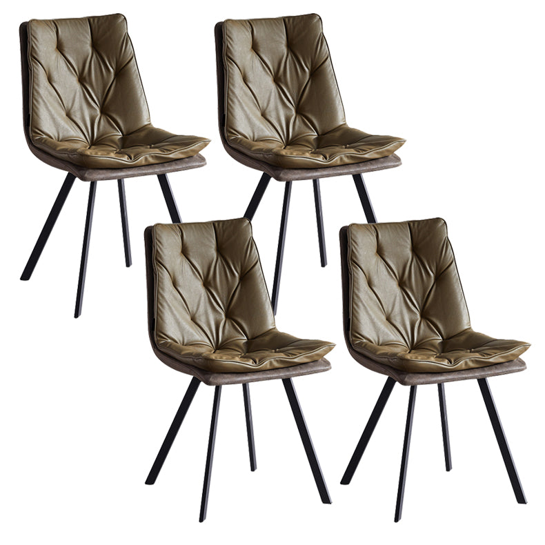 Chaise de salle à manger Parsons à bras sans arborescence intérieur industriel