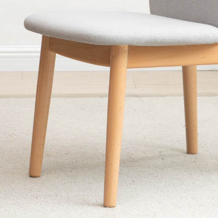 Sedie da pranzo a bracciale senza legno solido contemporaneo (set di 1/2/4/6/8)