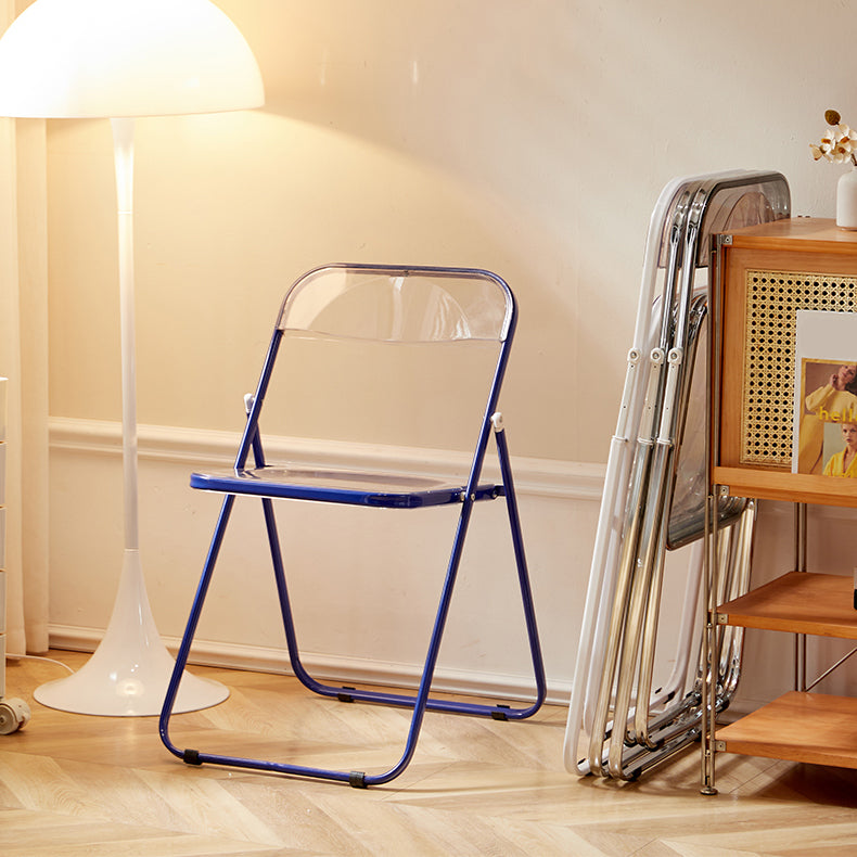 Chaises de salle à manger sans bras en métal contemporain (ensemble de 4/8)