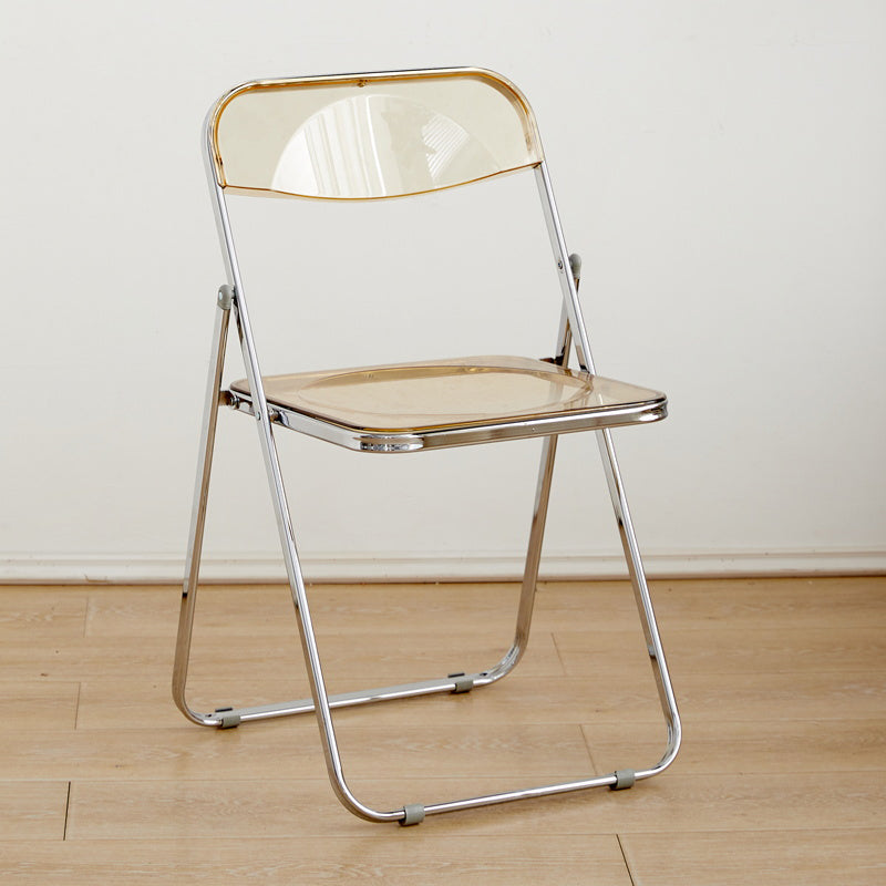 Chaises de salle à manger sans bras en métal contemporain (ensemble de 4/8)