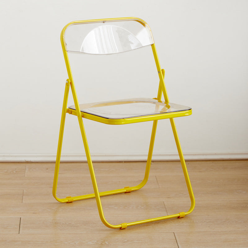 Chaises de salle à manger sans bras en métal contemporain (ensemble de 4/8)