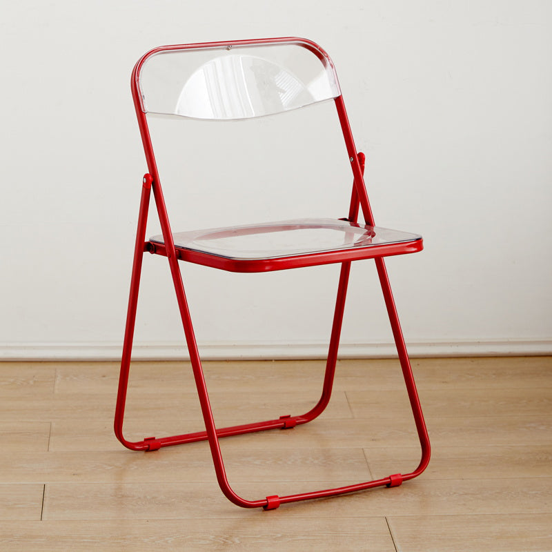 Chaises de salle à manger sans bras en métal contemporain (ensemble de 4/8)