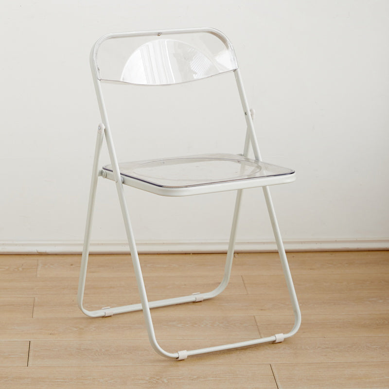 Chaises de salle à manger sans bras en métal contemporain (ensemble de 4/8)