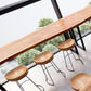 Wood Backless Dining Stools Contemporary Bar Stools with Footrest Clearhalo 'Bar Furniture' 'Bar Stools' 'bar_stools' 'furn' 'furn_bar_stools' 'Furniture' 'Kitchen & Dining Furniture' 7806480