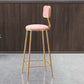 Glam Gold Legs Bar Stools Living Room Upholstered Counter Chair Clearhalo 'Bar Furniture' 'Bar Stools' 'bar_stools' 'furn' 'furn_bar_stools' 'Furniture' 'Kitchen & Dining Furniture' 7806496