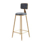 Glam Gold Legs Bar Stools Living Room Upholstered Counter Chair Clearhalo 'Bar Furniture' 'Bar Stools' 'bar_stools' 'furn' 'furn_bar_stools' 'Furniture' 'Kitchen & Dining Furniture' 7806497