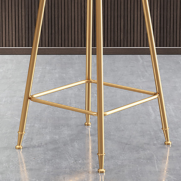 Glam Gold Legs Bar Stools Living Room Upholstered Counter Chair Clearhalo 'Bar Furniture' 'Bar Stools' 'bar_stools' 'furn' 'furn_bar_stools' 'Furniture' 'Kitchen & Dining Furniture' 7806499