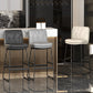 Faux Leather Bar Stools Industrial Metal Patio Bar Stool with Black Legs Clearhalo 'Bar Furniture' 'Bar Stools' 'bar_stools' 'furn' 'furn_bar_stools' 'Furniture' 'Kitchen & Dining Furniture' 7806568
