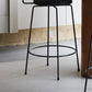 Industrial Style Metal Bar Stool Footrest Counter Stool for Living Room Clearhalo 'Bar Furniture' 'Bar Stools' 'bar_stools' 'furn' 'furn_bar_stools' 'Furniture' 'Kitchen & Dining Furniture' 7806670
