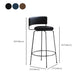 Industrial Style Metal Bar Stool Footrest Counter Stool for Living Room Clearhalo 'Bar Furniture' 'Bar Stools' 'bar_stools' 'furn' 'furn_bar_stools' 'Furniture' 'Kitchen & Dining Furniture' 7806679