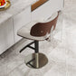 Tabouret de comptoir de randonnée de barre de métal de style glam pour le salon