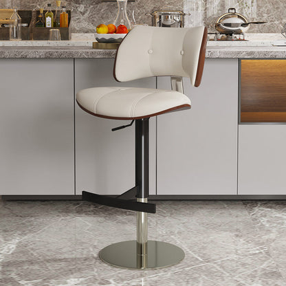 Tabouret de comptoir de randonnée de barre de métal de style glam pour le salon