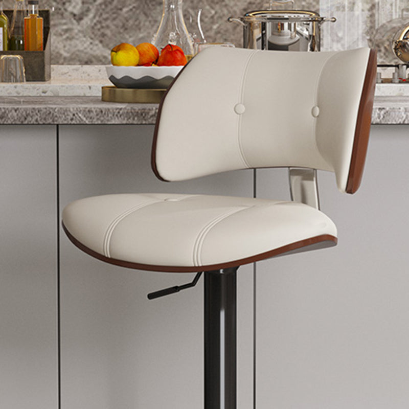 Tabouret de comptoir de randonnée de barre de métal de style glam pour le salon