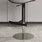 Tabouret de comptoir de randonnée de barre de métal de style glam pour le salon