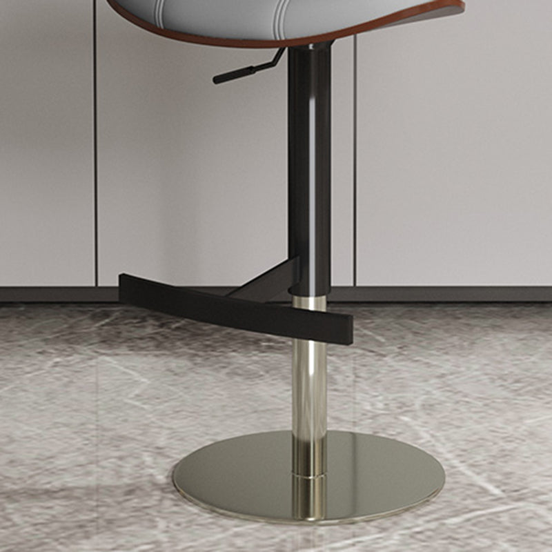 Tabouret de comptoir de randonnée de barre de métal de style glam pour le salon