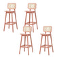 Solid Wood Stool Modern Style Counter and Bar Stool for Living Room 4 Piece Set Clearhalo 'Bar Furniture' 'Bar Stools' 'bar_stools' 'furn' 'furn_bar_stools' 'Furniture' 'Kitchen & Dining Furniture' 7806818