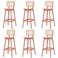 Solid Wood Stool Modern Style Counter and Bar Stool for Living Room 6 Piece Set Clearhalo 'Bar Furniture' 'Bar Stools' 'bar_stools' 'furn' 'furn_bar_stools' 'Furniture' 'Kitchen & Dining Furniture' 7806820