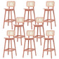 Solid Wood Stool Modern Style Counter and Bar Stool for Living Room 8 Piece Set Clearhalo 'Bar Furniture' 'Bar Stools' 'bar_stools' 'furn' 'furn_bar_stools' 'Furniture' 'Kitchen & Dining Furniture' 7806822
