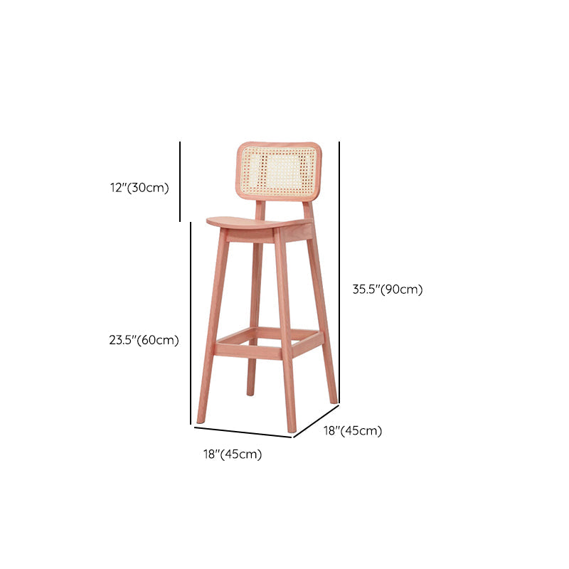 Solid Wood Stool Modern Style Counter and Bar Stool for Living Room Clearhalo 'Bar Furniture' 'Bar Stools' 'bar_stools' 'furn' 'furn_bar_stools' 'Furniture' 'Kitchen & Dining Furniture' 7806826